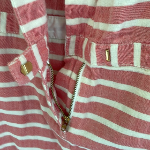 J. Crew Boathouse Striped Dress Chambray Size 2 - Picture 11 of 13